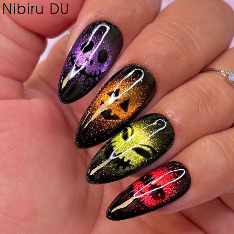 Resin Art Case - 24 قطعة 2025 هالوين ثلاثية الأبعاد