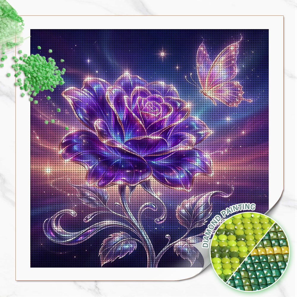 Resin Art Rose - لوحات فنية مزخرفة بالألماس من هوكان،