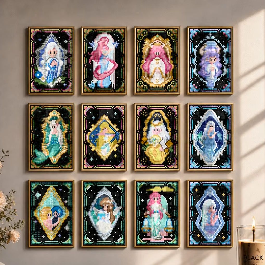Resin Art Work - مجموعة الرسم بالألماس MINIGEM 5D DIY