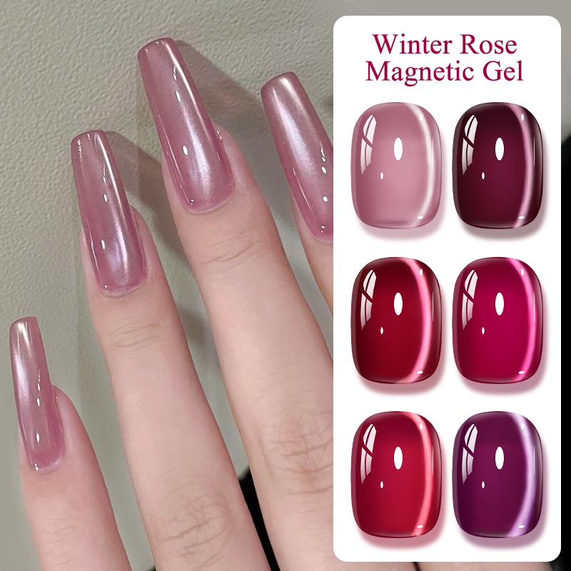 الوردي الشتاء روز القط المغناط - مراجعة Resin Art Rose وسعره
