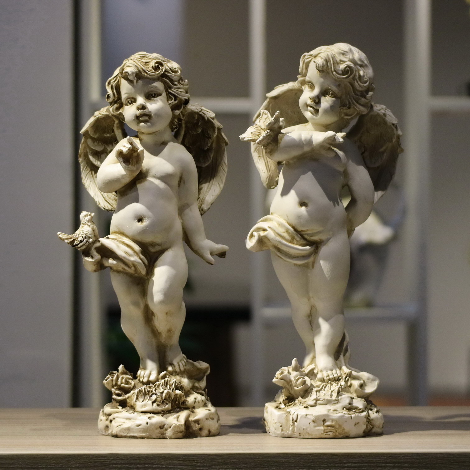 تمثال ملاك من الراتنج بتصميم ع - مراجعة Resin Art Wedding Gift وسعره
